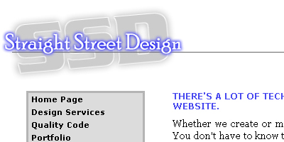 Straight Street Design